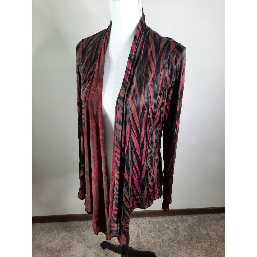 NWT Day Trip Buckle Open Front Drape Cardigan L4 S